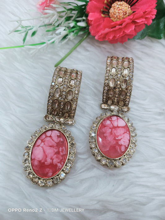 Rose Gold Polish Earring
