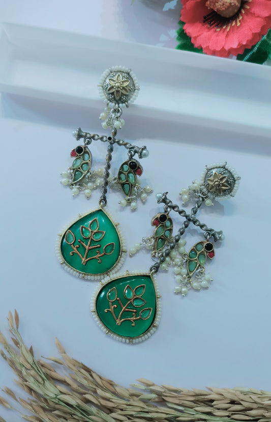 German silver Earring....