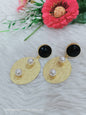 Gold polish Earring