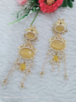 Gold polish Earring